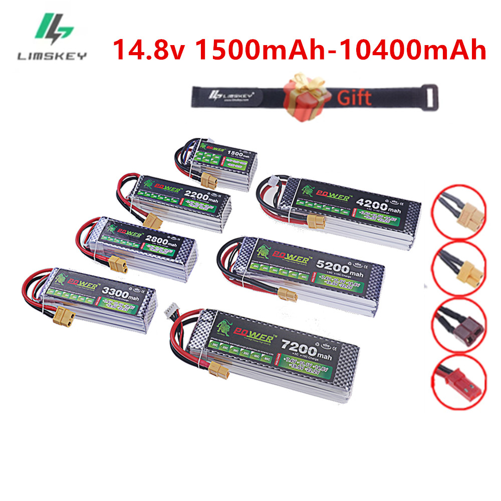 4S Lipo Battery 14.8V 6000Mah - Bateria lipo 4s 14.8v 1500mah 1800mah