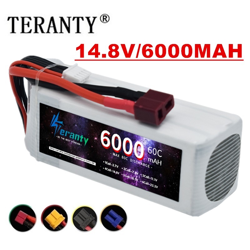 4S Lipo Battery 14.8V 6000Mah - Bateria lipo de 6000mah, 14.8v, 4S,
