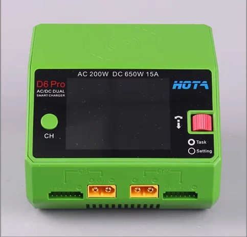 Carregador inteligente de equi - Hota D6 Pro Dual Lipo Charger avaliação e preço