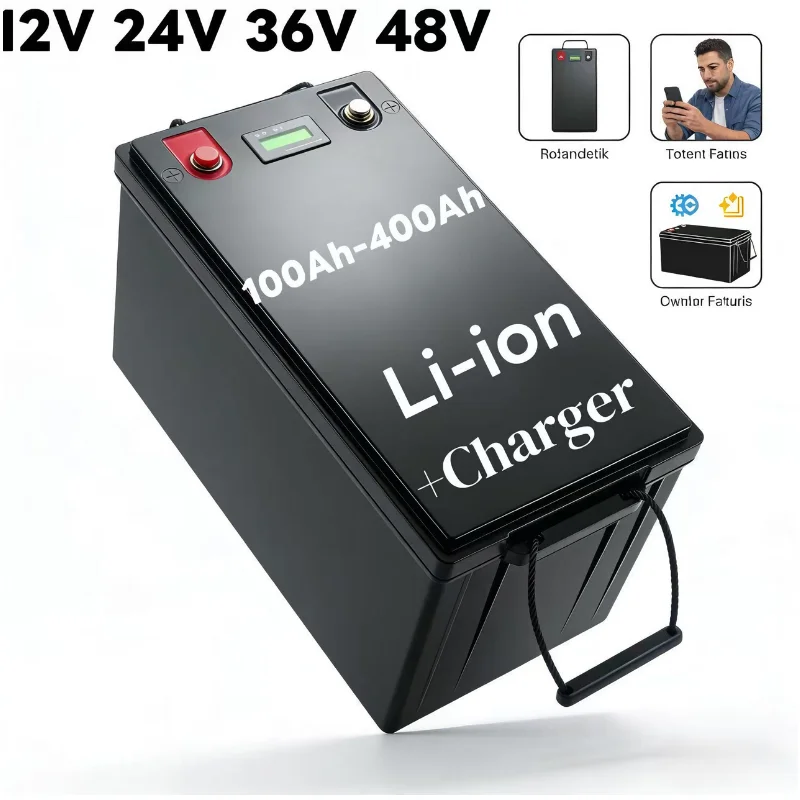 Bateria de Lítio Bluetooth BMS - Lifepo4 12V 100Ah Bms Bluetooth avaliação e preço