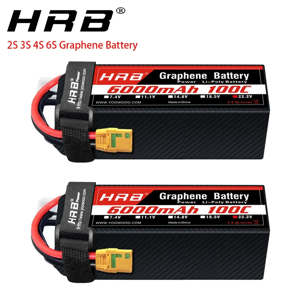 2PC Bateria de grafeno 2S 3S 4 - 6S Lipo Battery 22.2V 5000Mah avaliação e preço