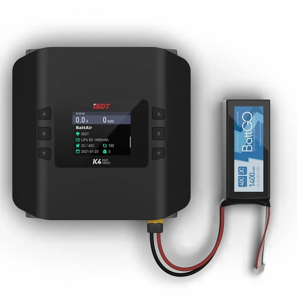 Carregador inteligente de equi - Isdt K4 Dual Lipo Charger avaliação e preço