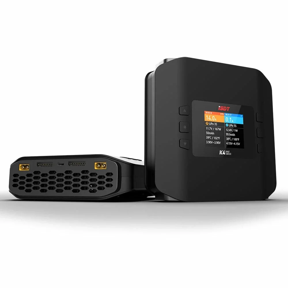 Carregador inteligente de equi - Isdt K4 Dual Lipo Charger avaliação e preço