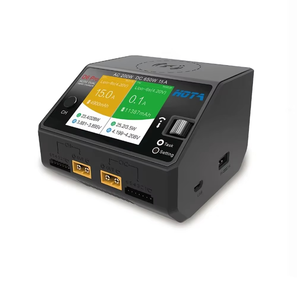 Carregador Sem Fio HOTA D6 Pro - Hota D6 Pro Dual Lipo Charger avaliação e preço